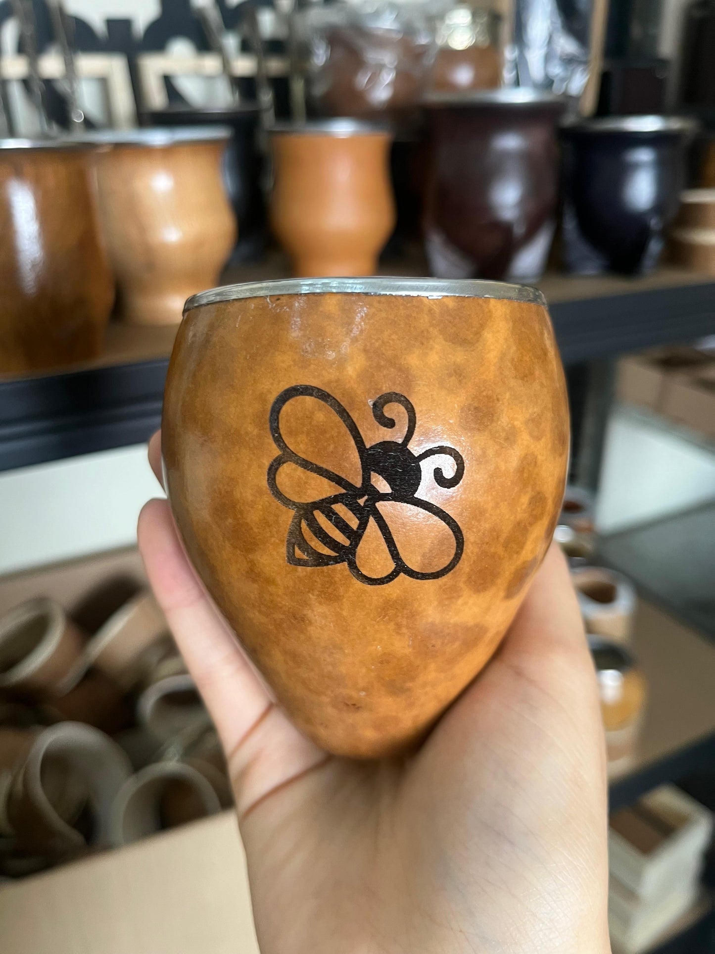 Mate boquilla chata
