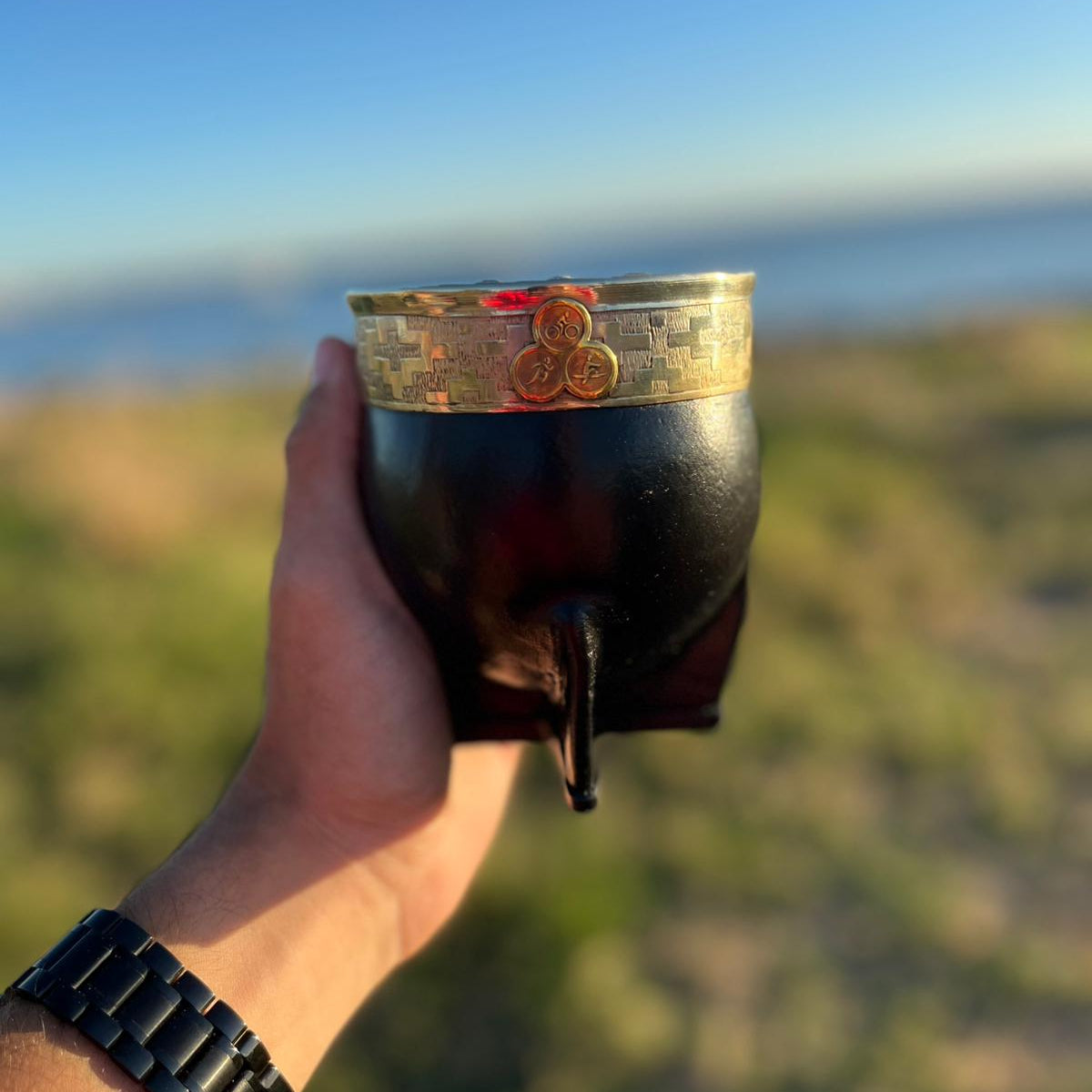 Mate Imperial personalizado - apliques y virola cincelada