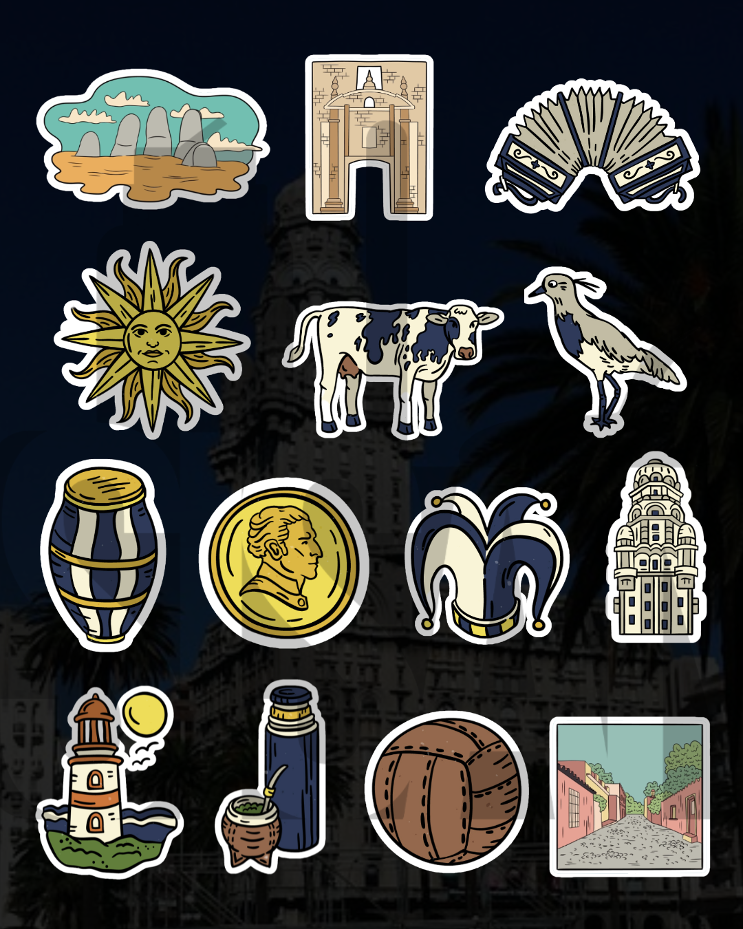 Stickers Uruguay 2
