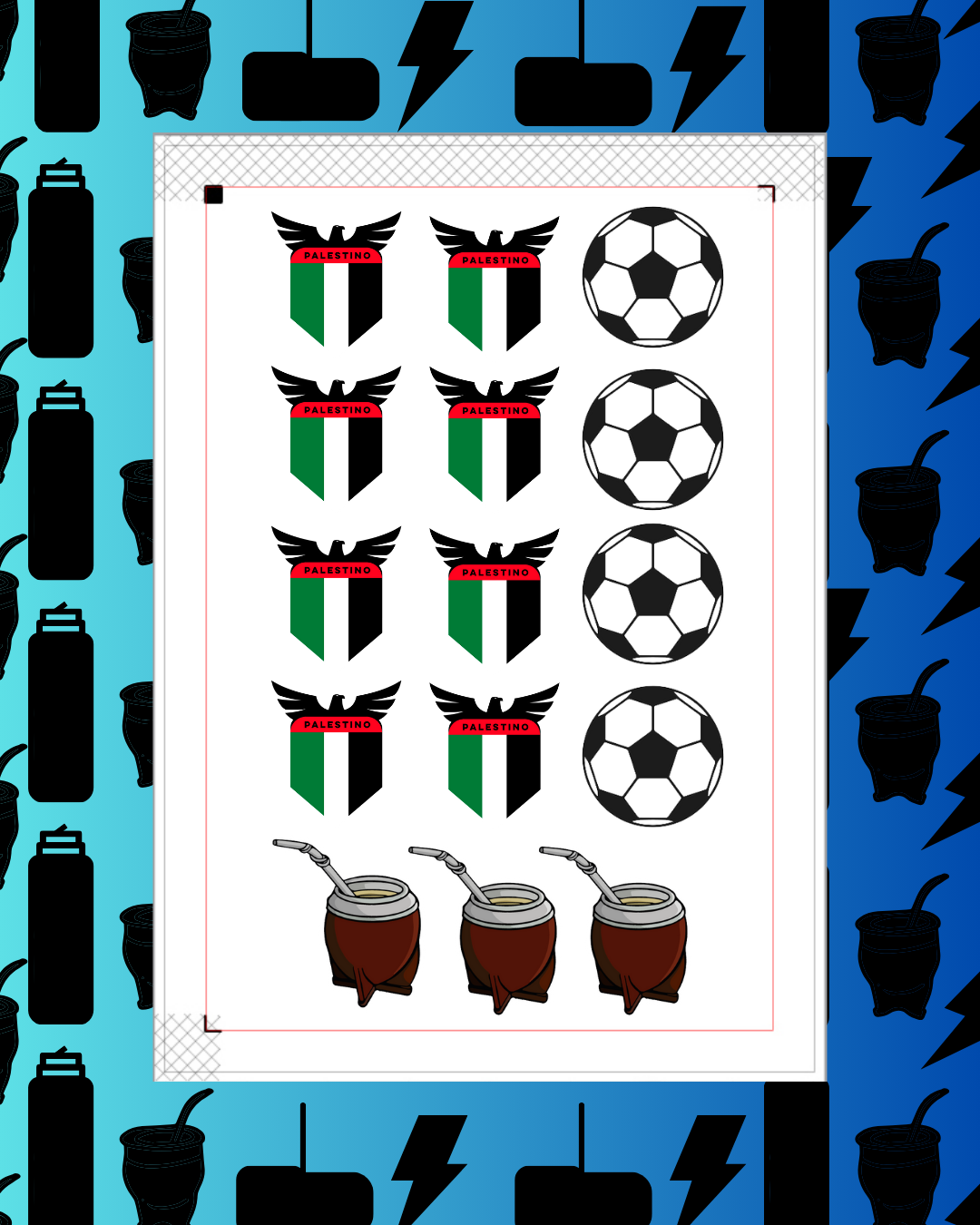 Plancha A4 de stickers Personalizada