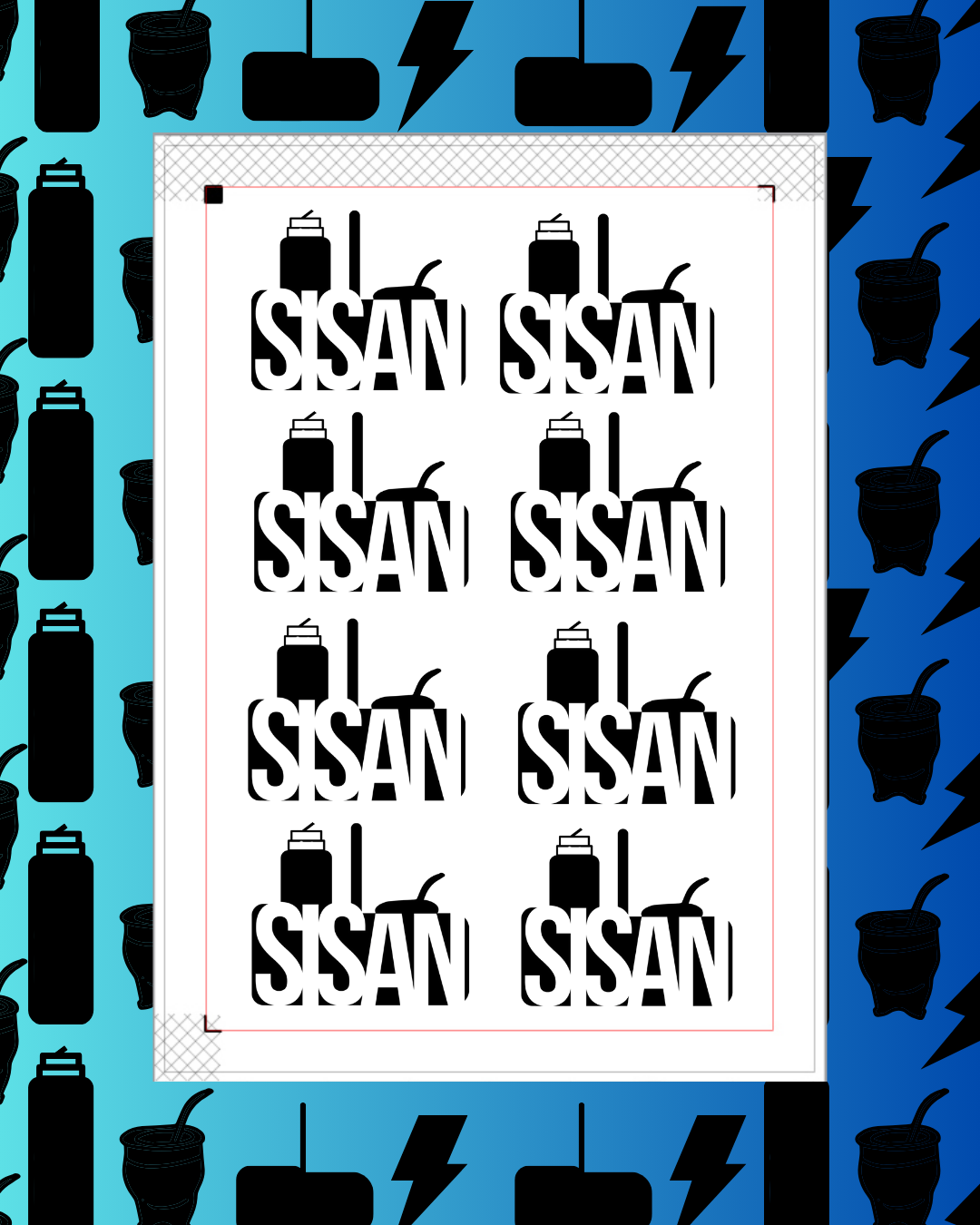 Plancha A4 de stickers Personalizada