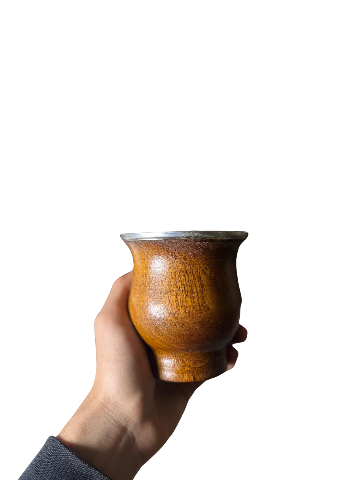 Mate Algarrobo con Boquilla Cincelada