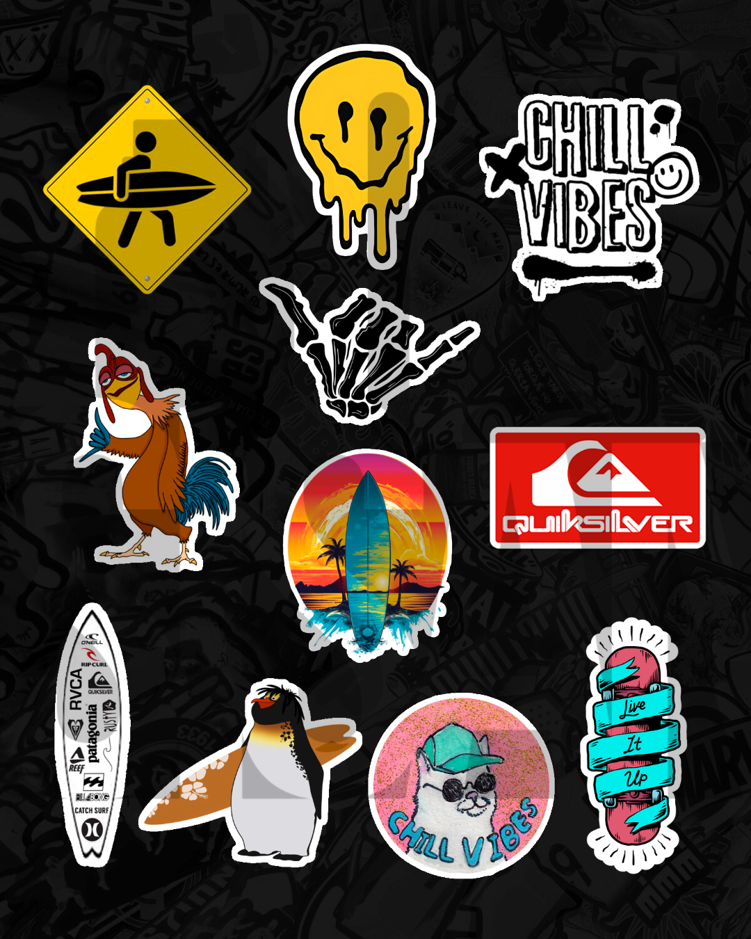 Stickers Chill Vibes
