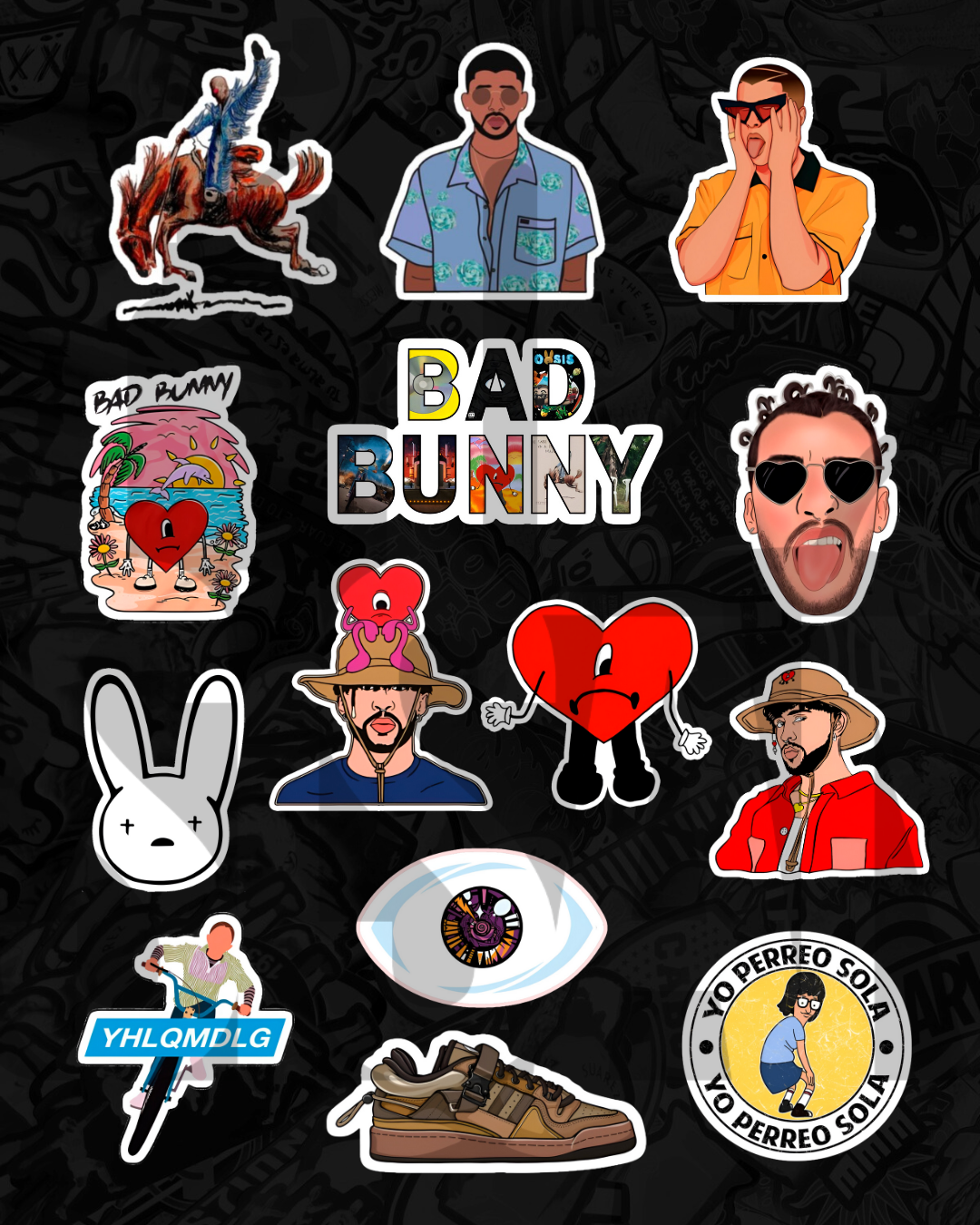Stickers Bad Bunny