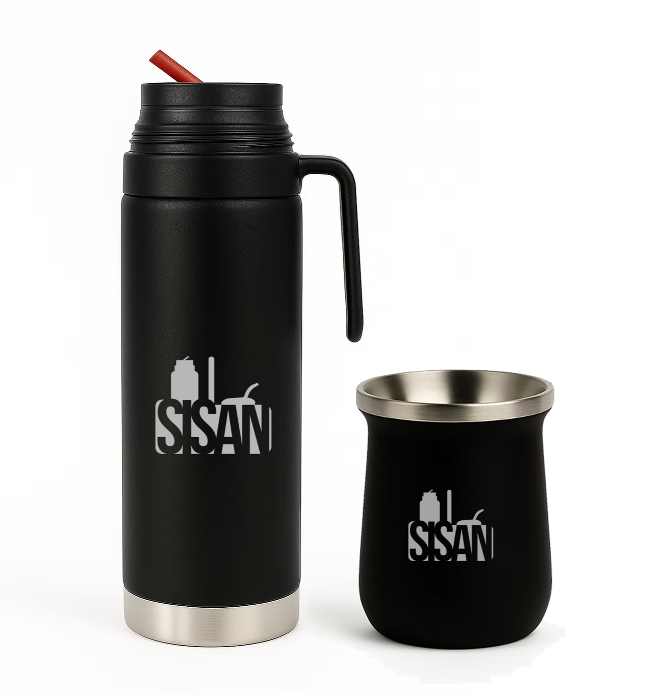 Set Termo y Mate Acero Inoxidable personalizados