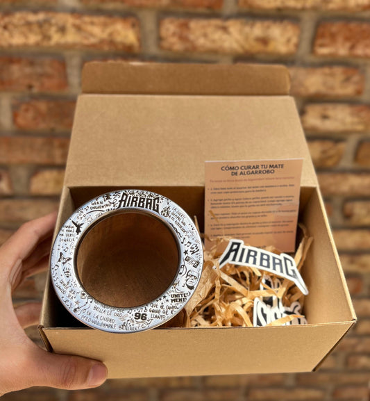 Mate de algarrobo temático - AIRBAG