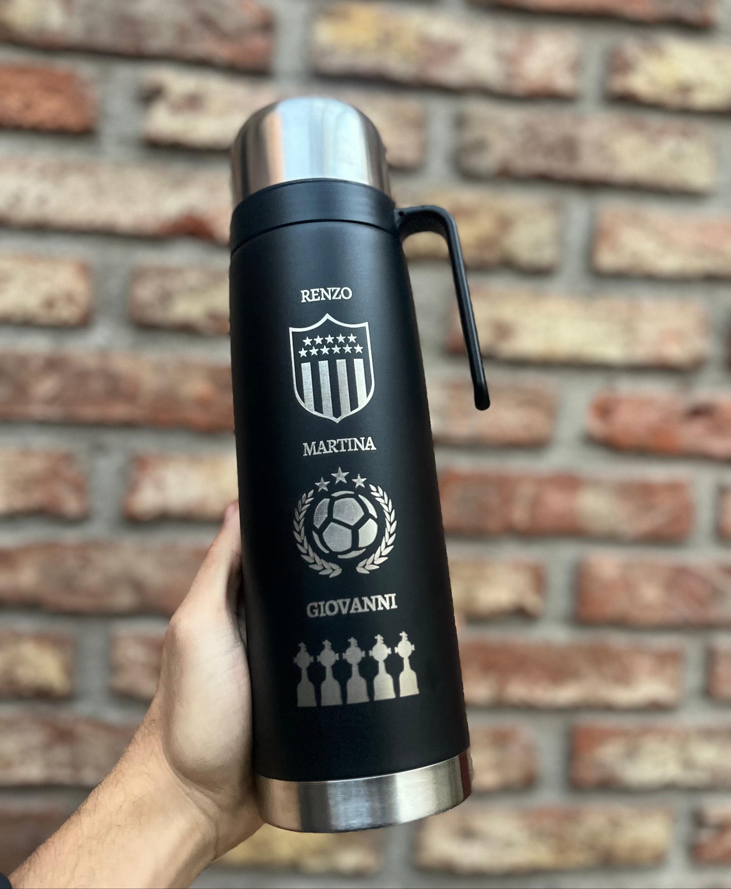 Termo media manija 1L grabado láser personalizado