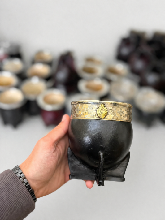 Mate Imperial personalizado - apliques y virola cincelada