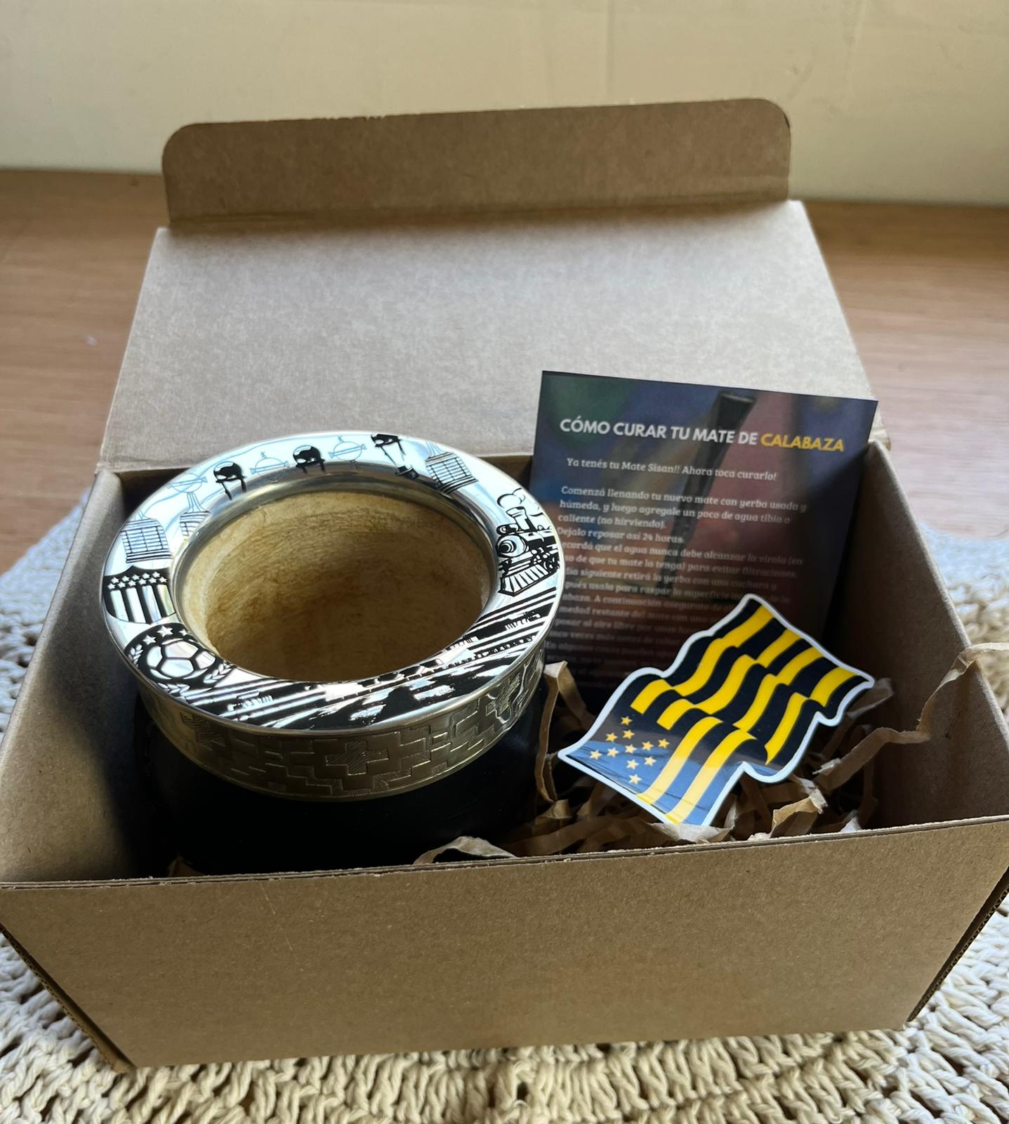 Mate Imperial diseño Peñarol