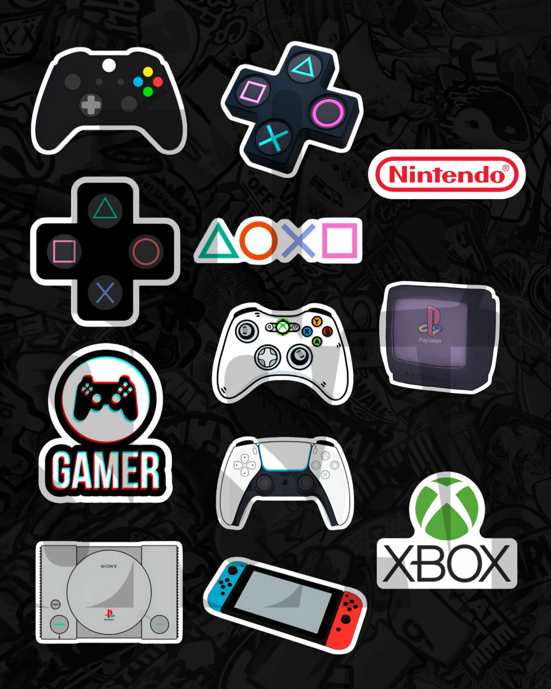 Stickers videojuegos