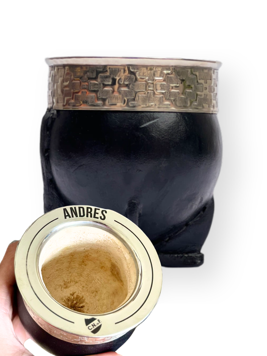 Mate Imperial virola lisa grabado láser