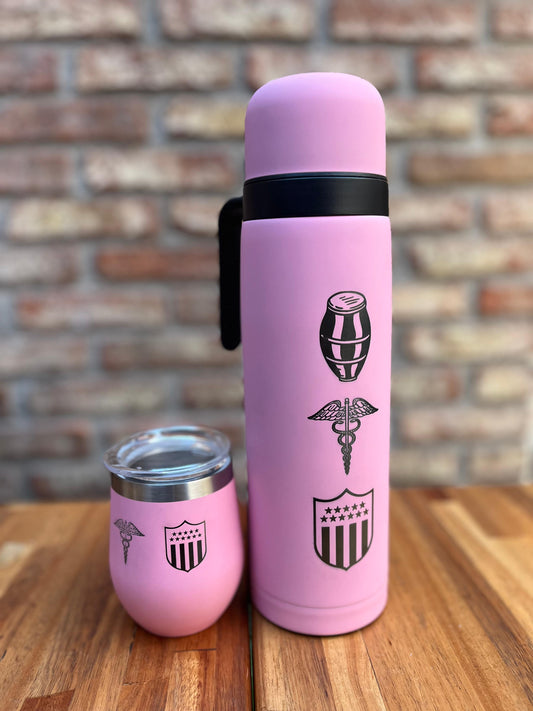 Set Berlina Mate con tapa + Termo 1 Litro