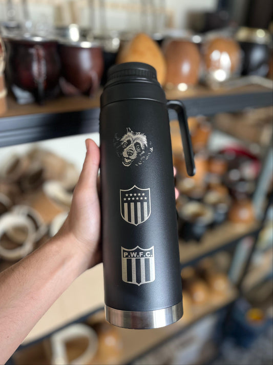 Termo media manija 1L grabado láser personalizado