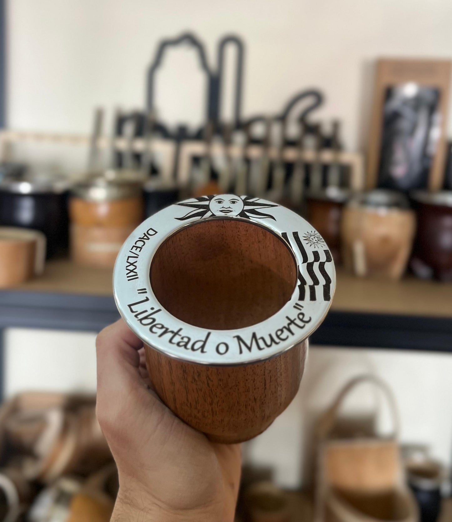 Mate camionero de algarrobo