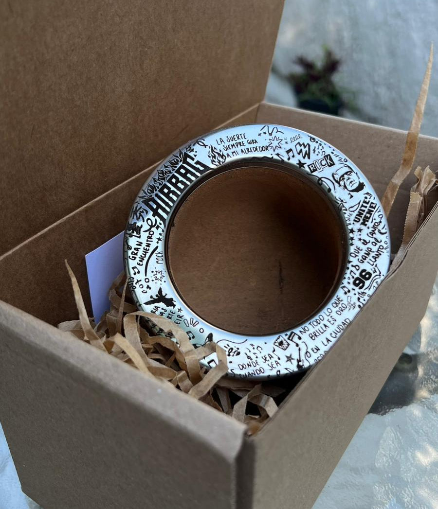 Mate de algarrobo temático - AIRBAG