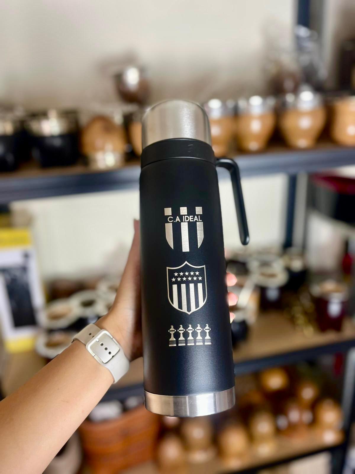 Termo media manija 1L grabado láser personalizado