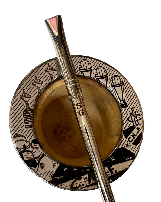 Mate camionero temático Nacional + bombilla alpaca personalizada