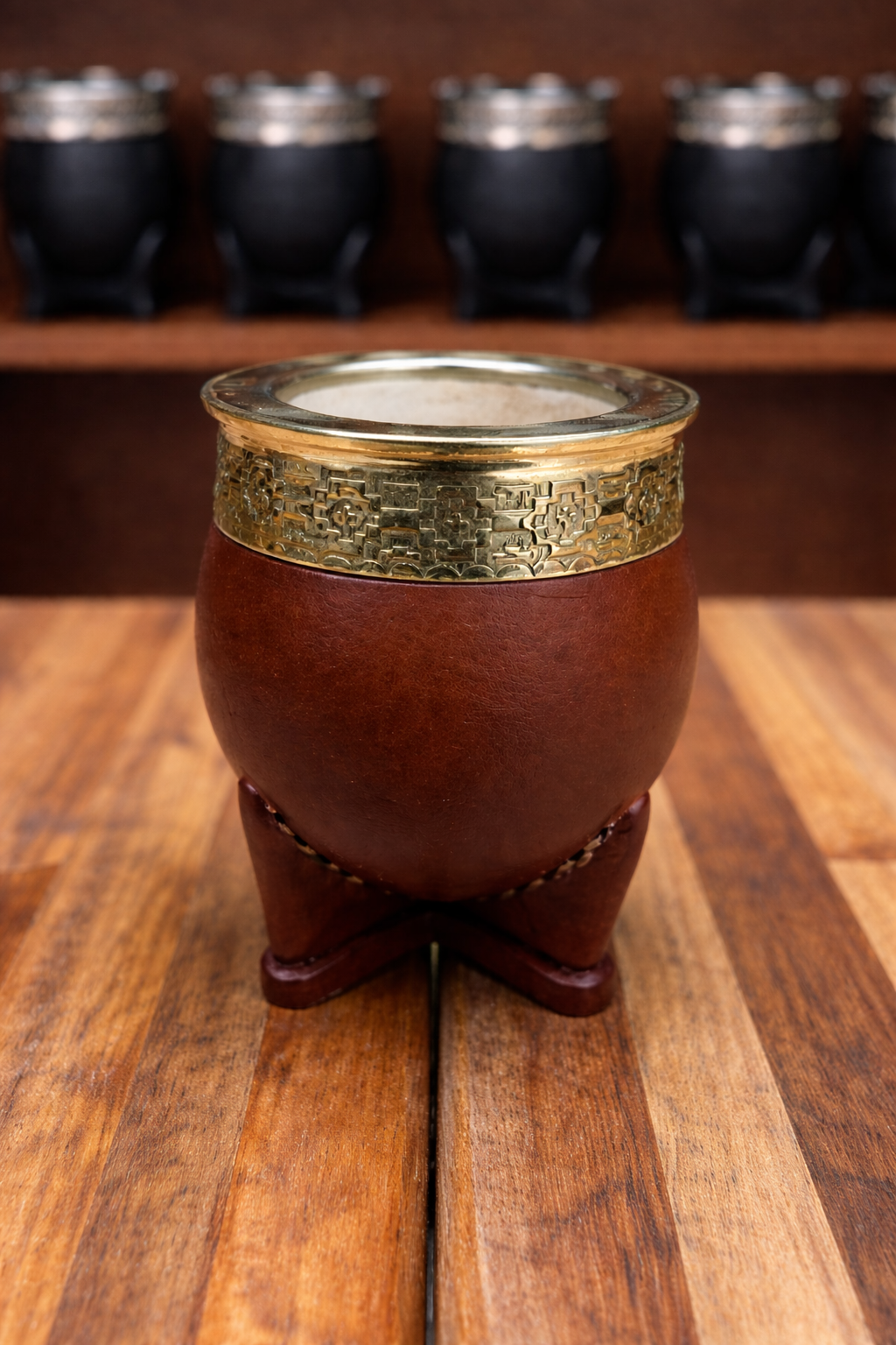 Mate Imperial virola lisa grabado láser