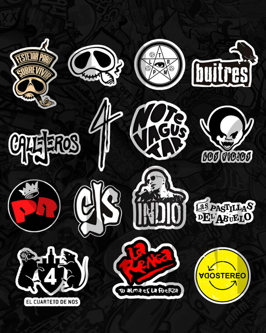 Stickers Rock nacional y argentino
