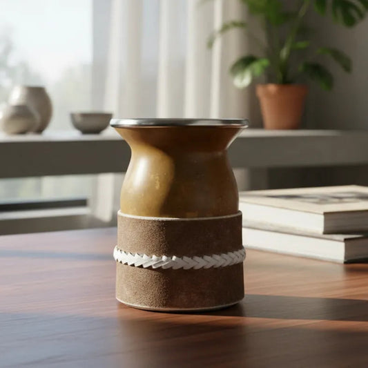 Mate de vuelo con virola + posamate con costura