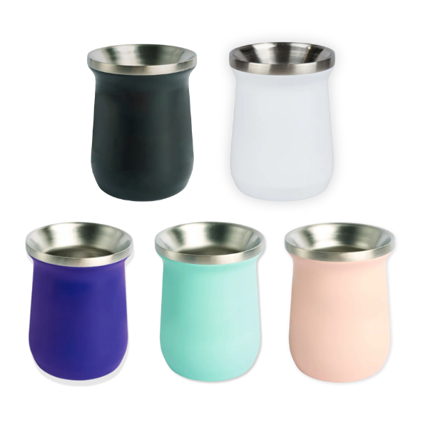 Mate acero inoxidable grabado láser personalizado