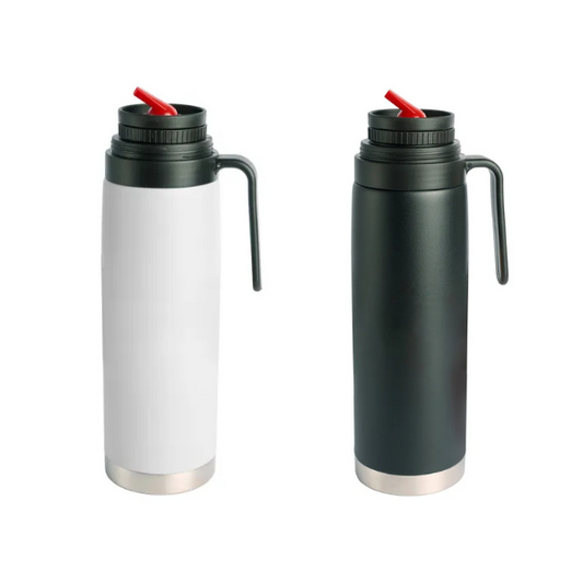 Termo doble pared acero inoxidable 1L grabado láser personalizado