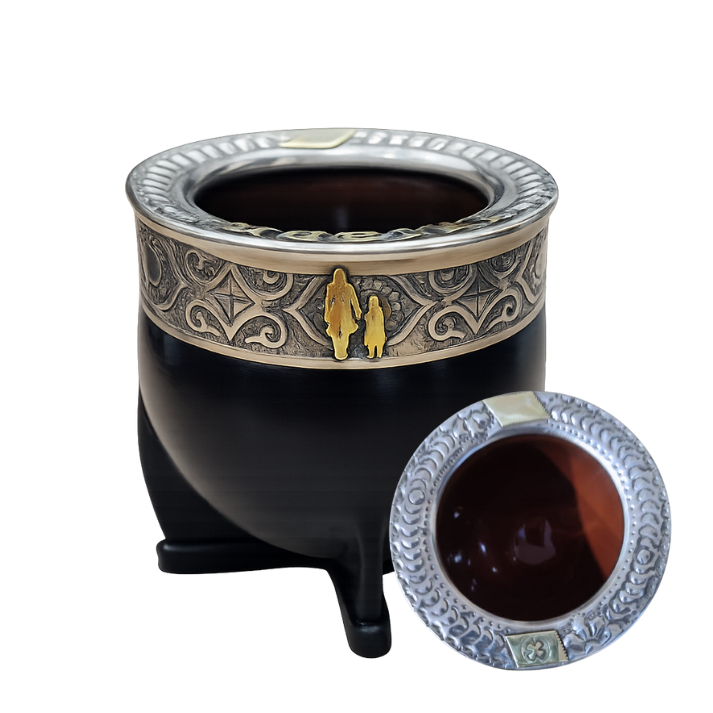 Mate Imperial personalizado - apliques y virola cincelada