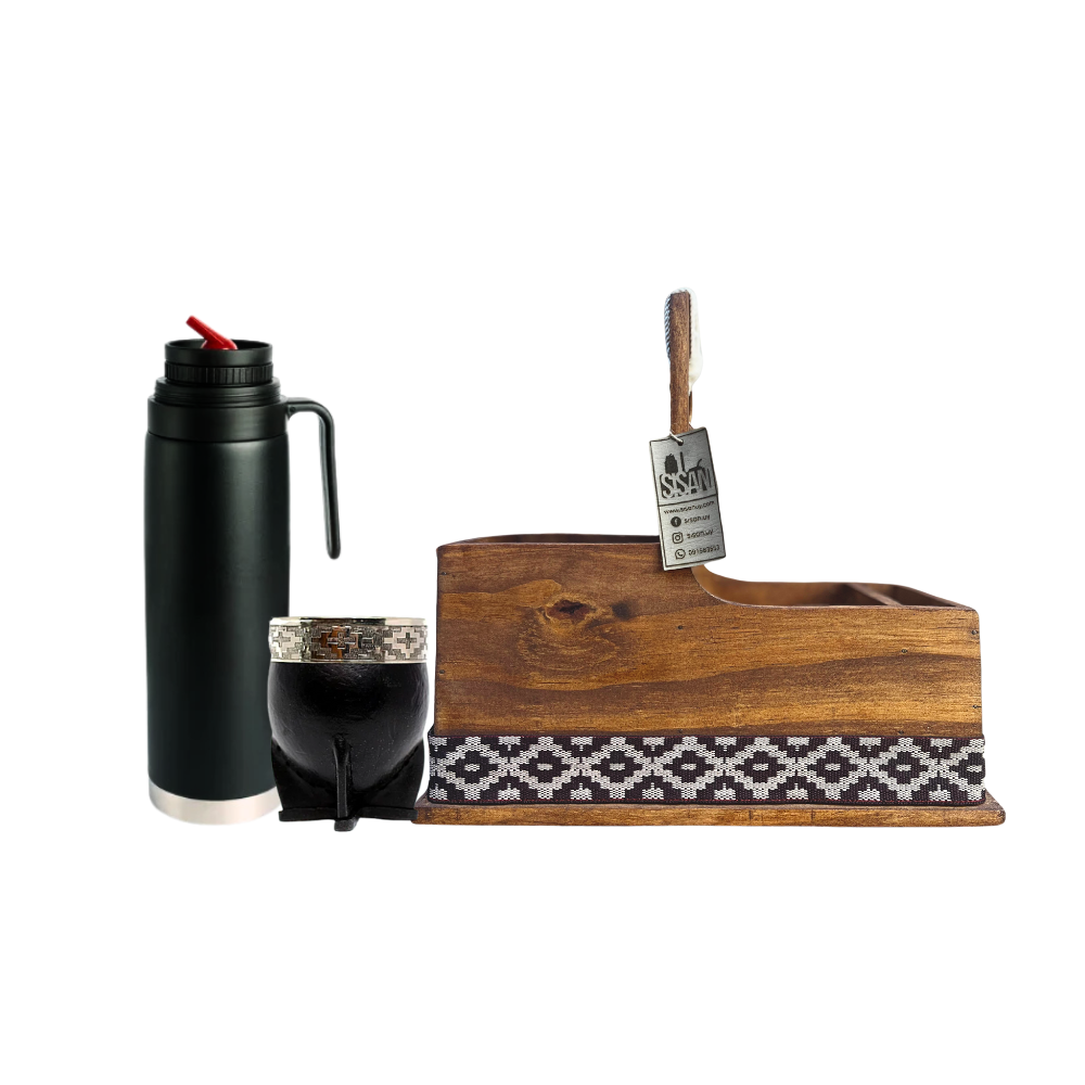 Set Matera Sisan pampa + mate imperial + termo media manija 1l.