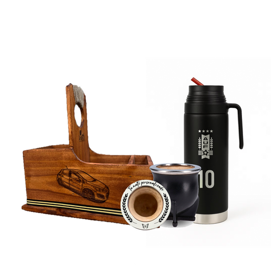 Set completo Matera mate y termo 100% personalizados