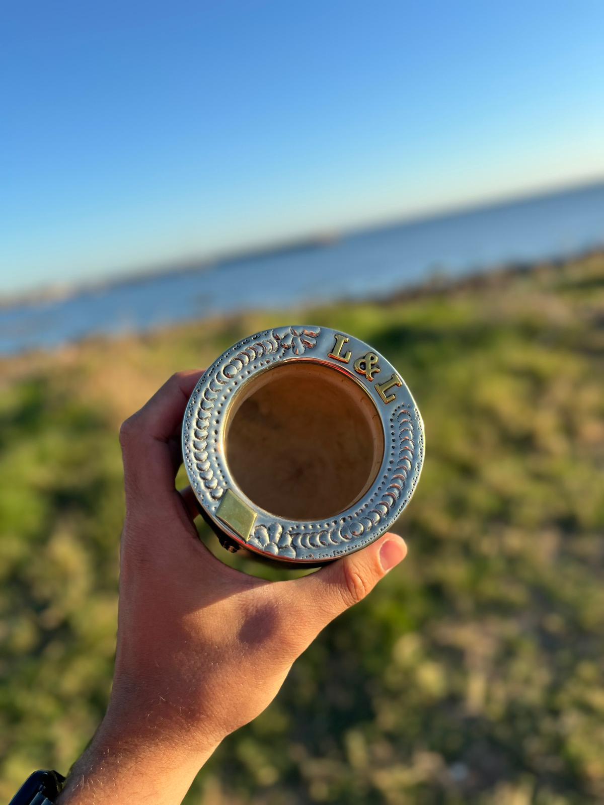 Mate Imperial personalizado - apliques y virola cincelada