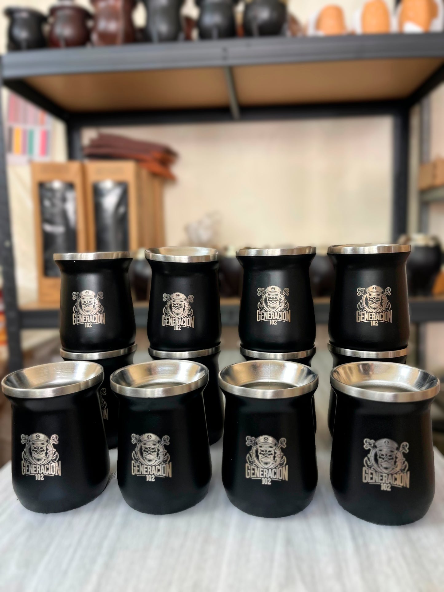 Mate acero inoxidable personalizado