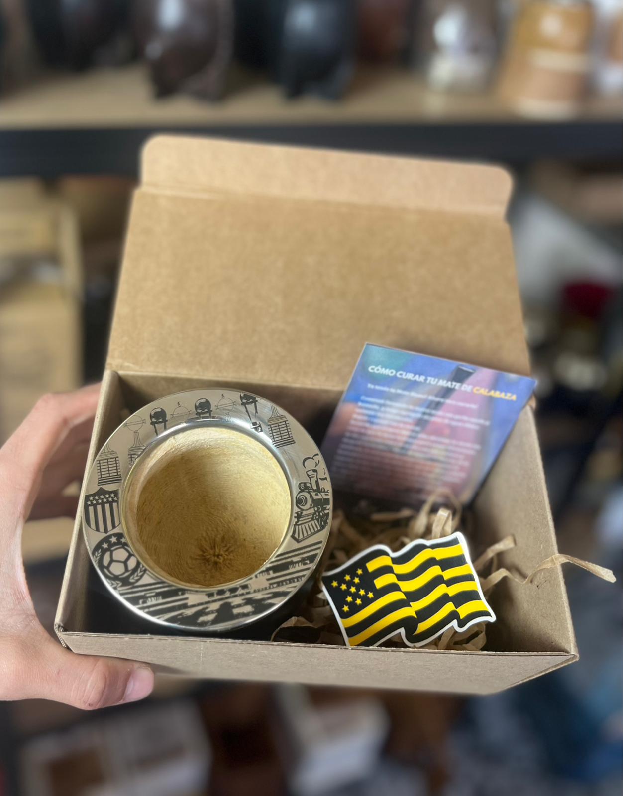 Mate Imperial diseño Peñarol