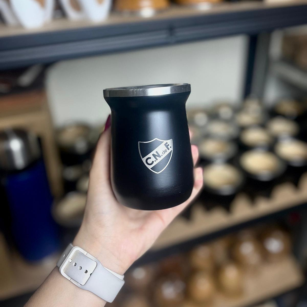 Mate acero inoxidable personalizado