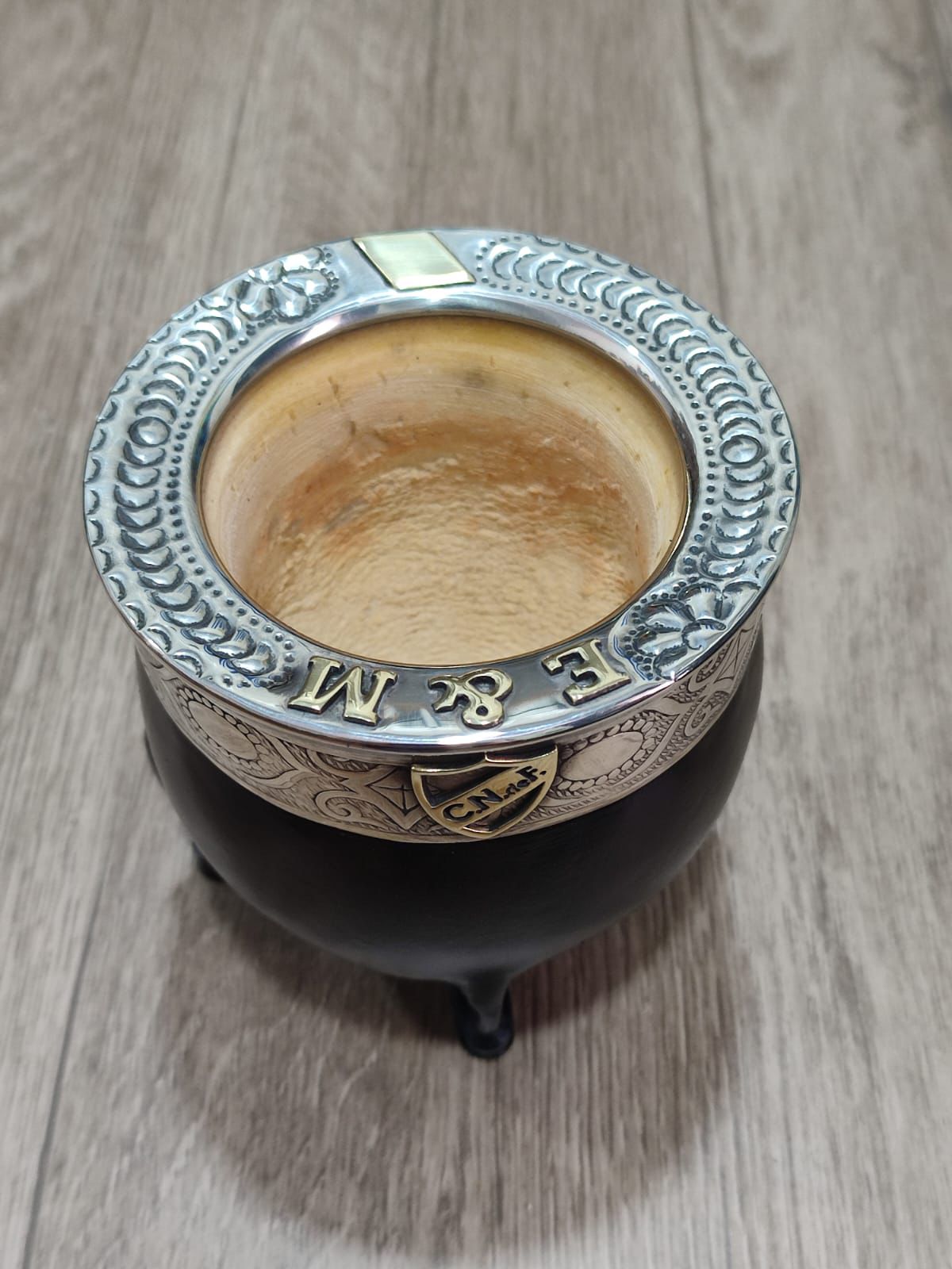 Mate Imperial personalizado - apliques y virola cincelada