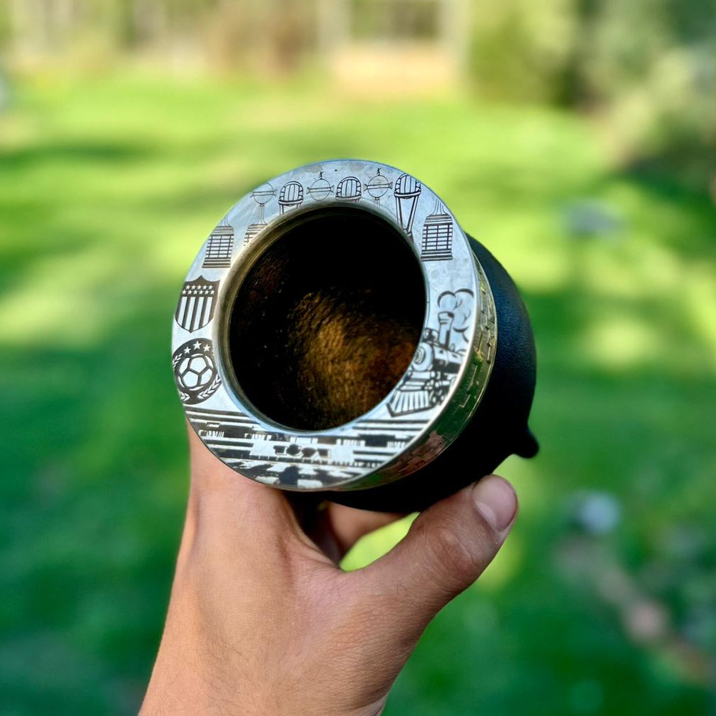 Mate Imperial diseño Peñarol