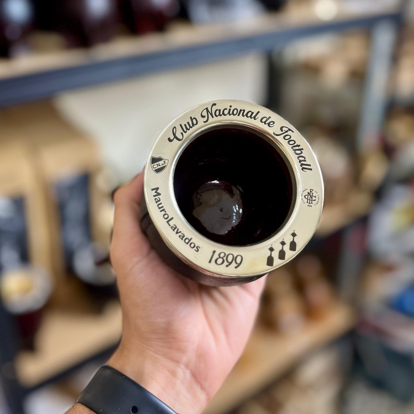 Mate Imperial virola lisa grabado láser