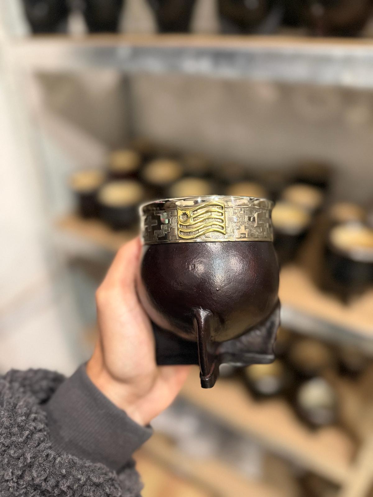 Mate Imperial personalizado - apliques y virola cincelada