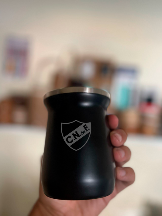 Mate acero inoxidable grabado láser personalizado