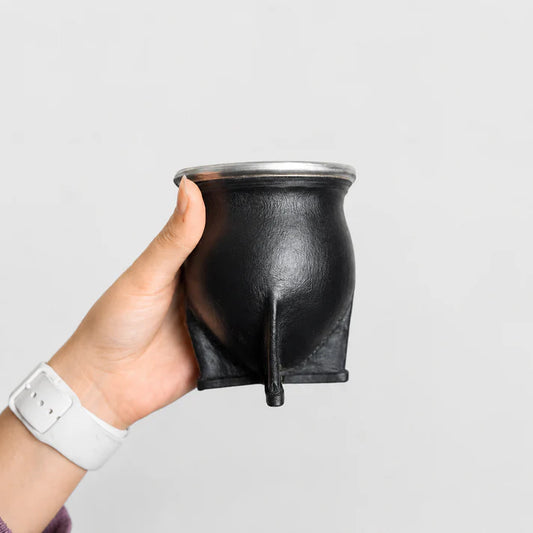 Mate camionero de cuero + bombilla de alpaca personalizados