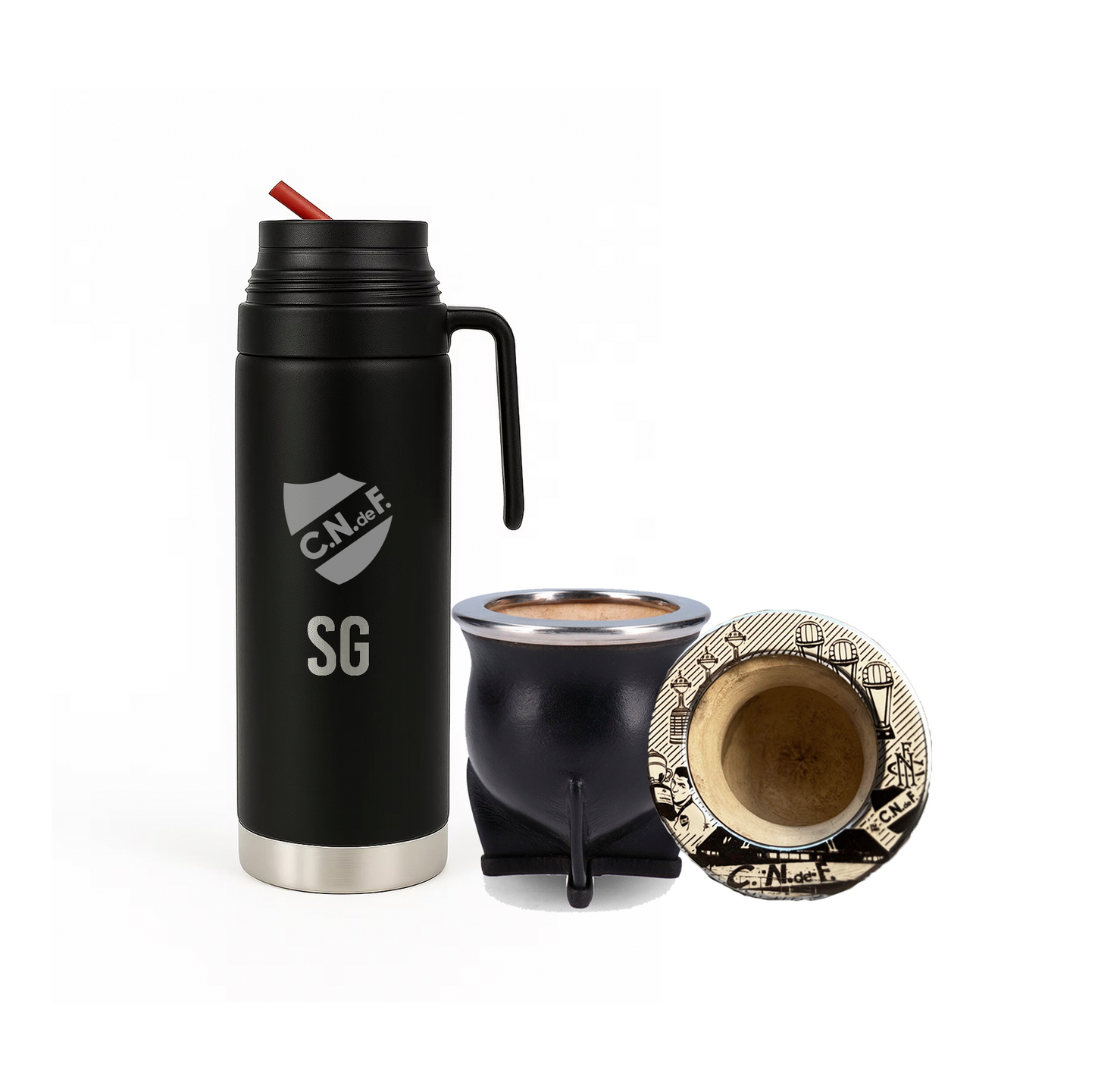 Set termo + mate camionero Nacional