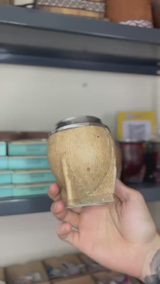 Mate torpedo cuero crudo